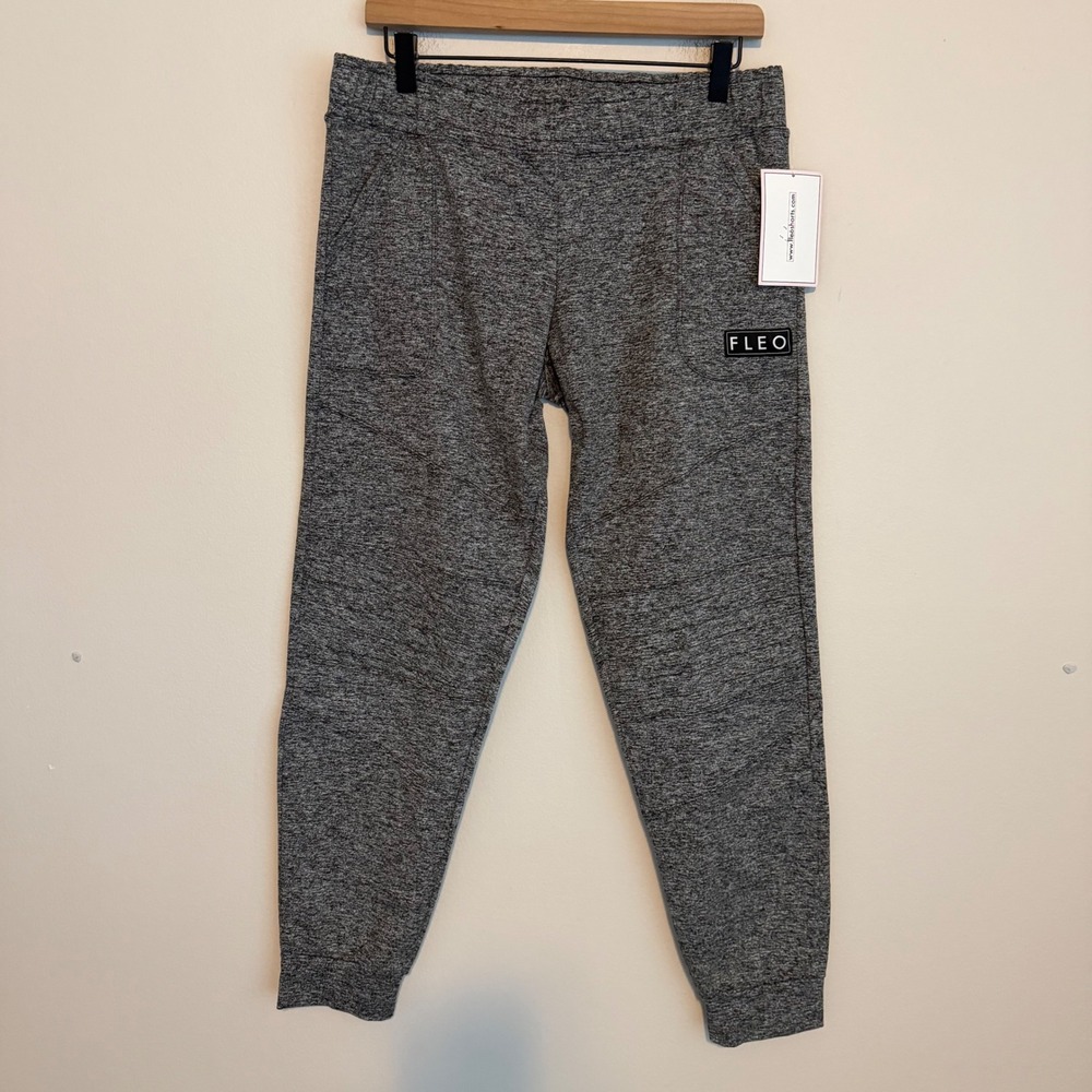 NWT Fleo Harley joggers gray XL athletic pants CrossFit weights active